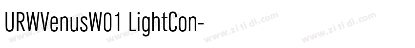 URWVenusW01 LightCon字体转换 URWVenusW01 LightCon字体转换